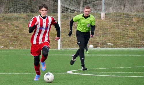Pohár U19, MFK Nové Město n. M. - FK Jaroměř, 12.2.2023, foto: Václav Mlejnek